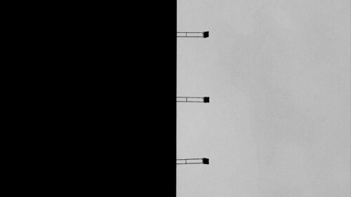 Building, Lamps, Bw Free Wallpapers