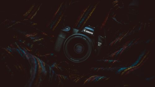 Canon Camera Lens, Dark Wallpapers Download