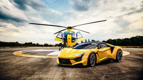 Car, Helicopter, Yellow HD Wallpapers Download