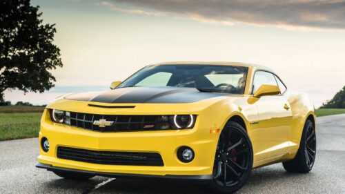 Chevrolet, Camaro, Yellow, Front, Wallpapers Free Download