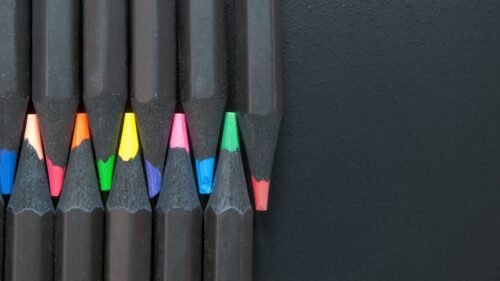 Colored, Pencils, Sharpened, Minimalism HD Wallpapers Download