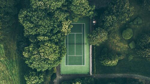 Court, Trees, Top, View HD Wallpapers Download