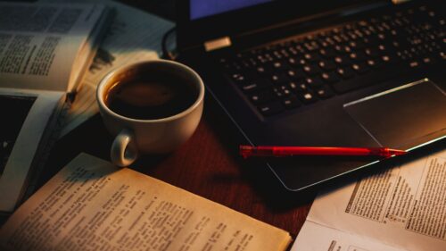 Cup, Coffee, Books Free Wallpapers Download