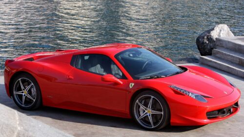 Ferrari 458 italia, Spider, Red, Cars, Coast Desktop Wallpapers Free Download
