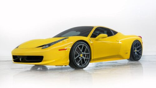 Ferrari 458 italia, Yellow, Side, View Desktop Wallpapers Free Download