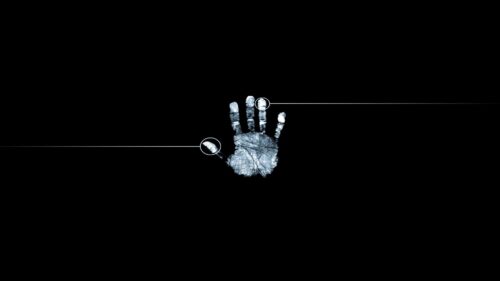 Fingerprint, Hand, Black, White Desktop Wallpapers Free Download