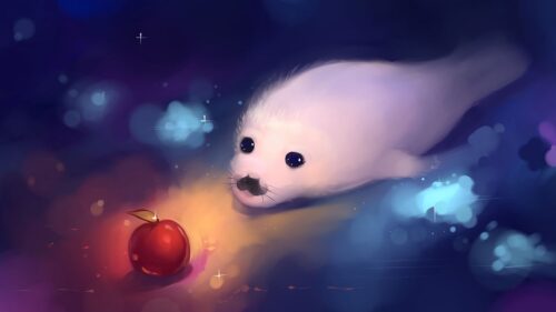 Fur Seal, Cute, Art HD Wallpapers For Desktop