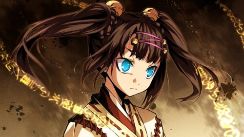 Girl, Brunette, Kimono, Bangs, Look HD Wallpapers