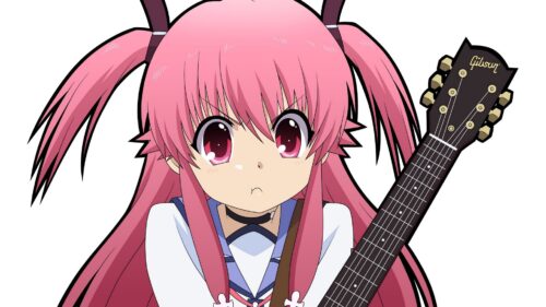Girl, Cute, Indignation, Guitar Free Wallpapers Download