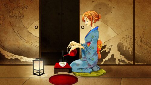 Girl, Kimono, Ceremony, Tea Free Wallpapers Download