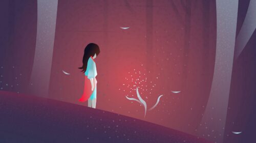 Girl, Pollen, Petals Free Wallpapers Download