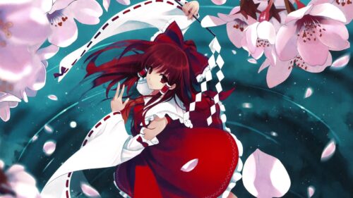 Hakurei, Reimu, Misaki, Kurehito PC Wallpapers Free Download