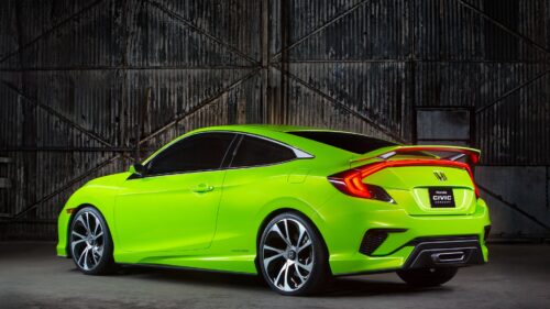 Honda Civic, Concept, Green 2015 Wallpapers Free Download
