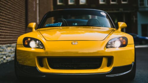Honda S2000, Yellow, Front View Wallpapers Free Download