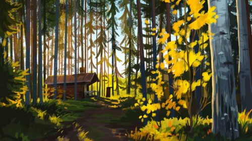 House, Forest, Landscape HD Wallpapers Free Download