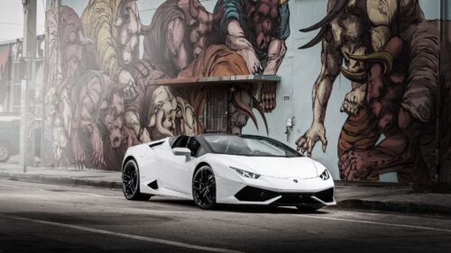 Lamborghini Huracan, White, Side View, Etc, HD Wallpapers Free Download
