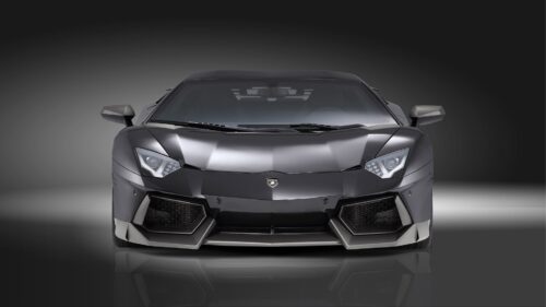 Lamborghini Novitec, Torado, Black, Front View Wallpapers Download