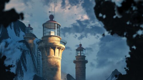 Lighthouse, Building, Rocks Free Wallpapers Download For Desktop