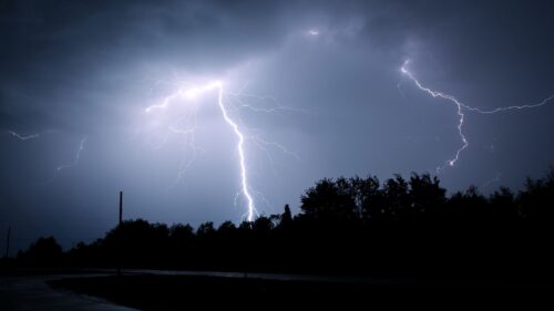 Lightning, Night, Glow Free Wallpapers Download For Desktop