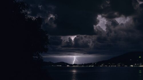 Lightning, Night, Overcast Free Wallpapers Download For Desktop
