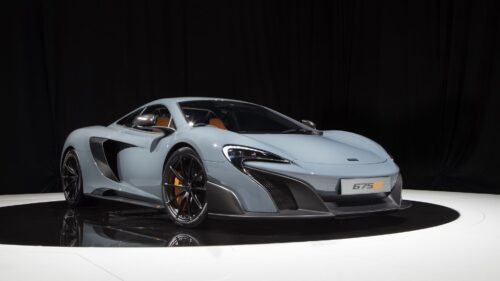 Mclaren 675lt, 2015, White, Side View HD Wallpapers Free Download