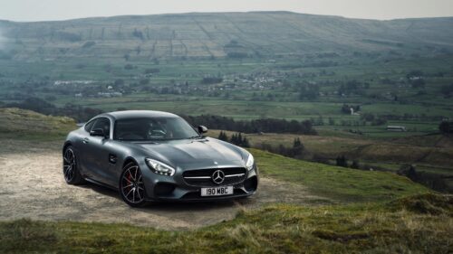 Mercedes Amg, Gts, Gray, Side View Free Wallpapers Download