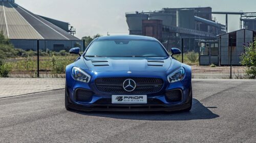 Mercedes Benz AMG, GT Blue, Front View Free Wallpapers Download