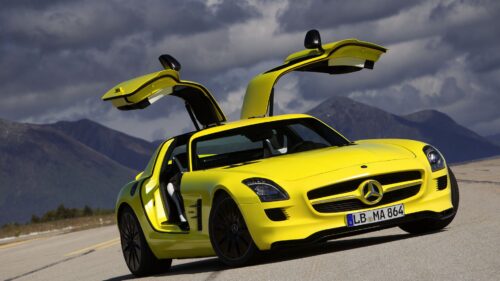 Mercedes Benz, Yellow HD Wallpapers Download