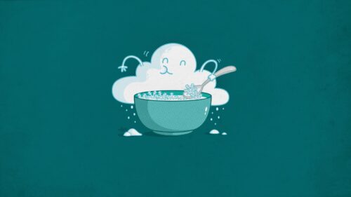 Minimalism, Clouds, Snow, Plate 500+ Wallpaper ideas For Today