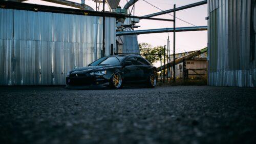 Mitsubishi Lancer, Black, Side View 500+ Wallpaper ideas For Today