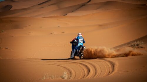 Motorcycle, Sand, Desert, Dust Download Free HD Wallpapers For Desktop