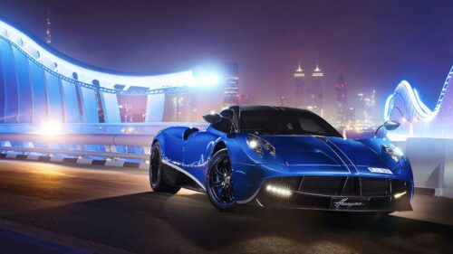 Pagani, Huayra, Blue, Front View Wallpapers Download For Your Device