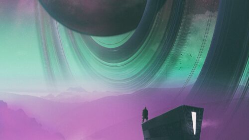 Planet, Silhouette, Spaceship Wallpapers Free Download