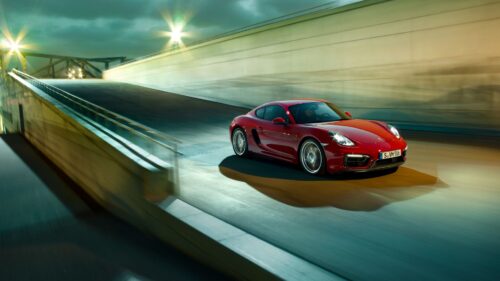 Porsche Cayman, GTS, Red HD Wallpapers Free Download
