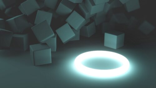 Ring, Glow, Cubes HD Wallpapers Free Download