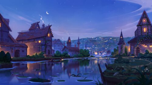 River, Home, Art HD Wallpapers Free Download