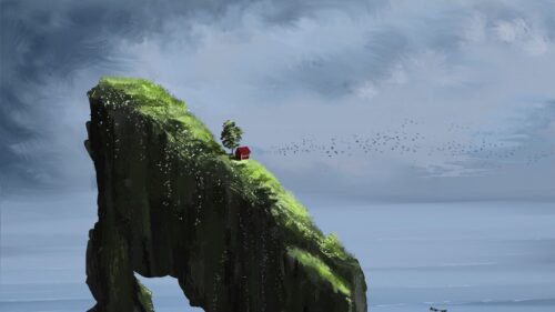 Rock, House, Slope Wallpapers Free Download