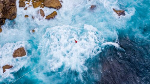 Sea, Rope, Acrobat Wallpapers Free Download