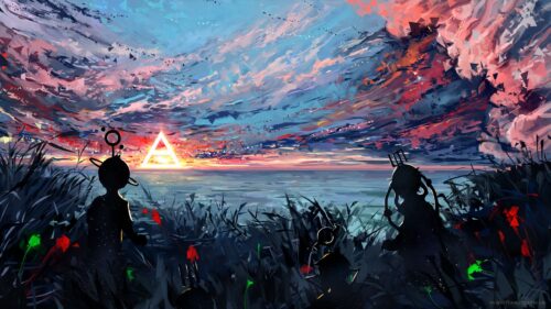 Silhouette, Art, Sky Wallpapers Free Download