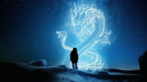 Silhouette, Dragon, Illusion Wallpapers Free Download