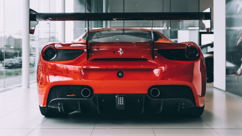 Sports Car, Car, Rear View Wallpapers Free Download