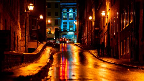 Street, Asphalt, Wet Wallpapers Free Download