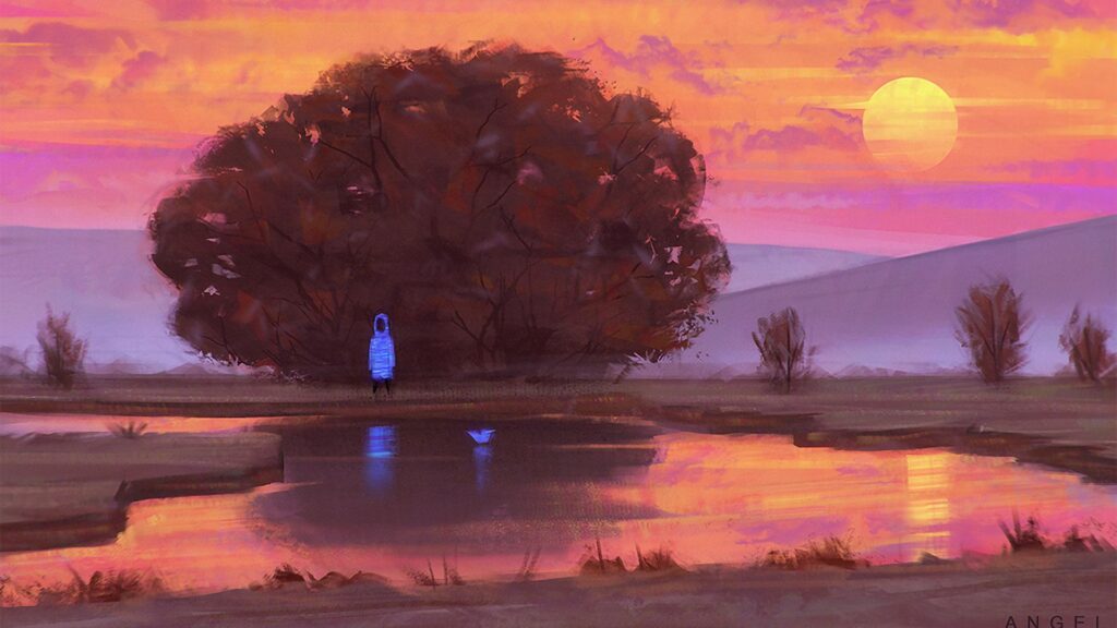 The Best Wallpapers Related to Lake, Silhouette, Paper, Boat