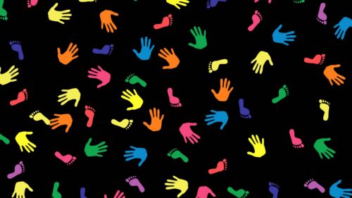 Traces, Multicolored Wallpapers Free Download