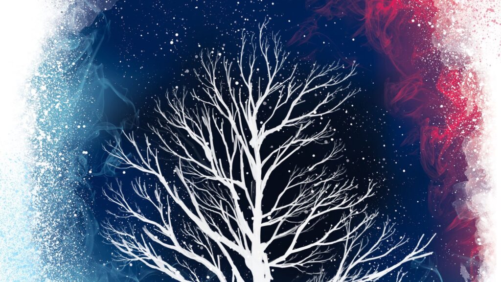 Tree, White, Art Wallpapers Free Download
