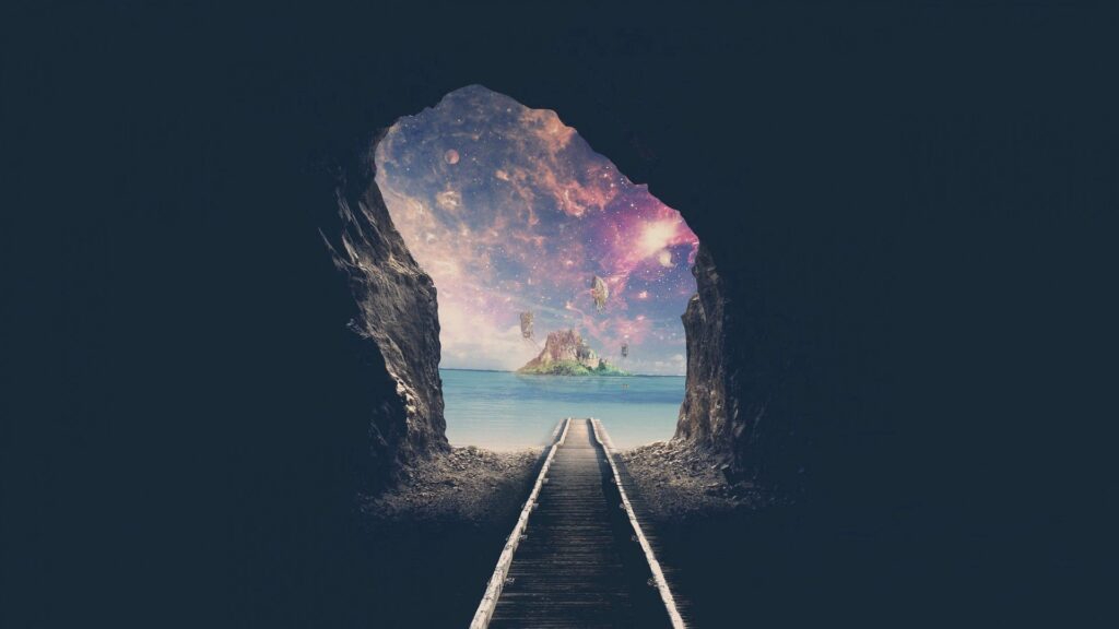 Tunnel, Space, Road Cave Wallpapers Free Download