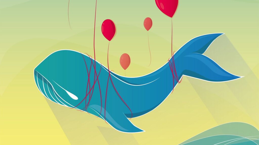 Whale, Air, Balloons, Art HD Wallpapers Free Download