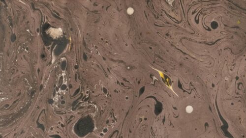 Abstract Brown Marbled Fluid Art Texture 4K Desktop Wallpaper