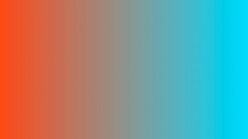Minimalist Orange to Cyan Gradient Abstract Desktop Wallpaper
