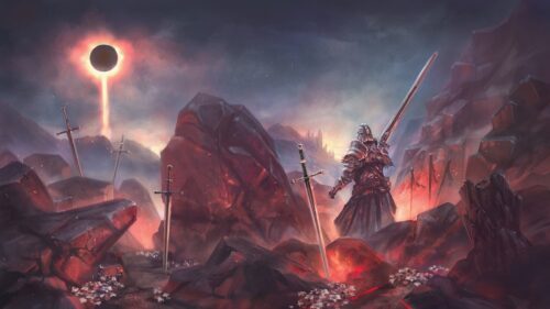 Dark Souls Epic Boss Battle Gaming Wallpaper for Desktop 4K